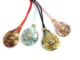 Murano Glass Pendants - Murano Glass Pendant round shape - COLV0227 - 30x25 mm - Assorted Colours