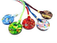 Italian wholesale murano glass pendants - murano glass pendants suppliers - murano glass pendants manufacturers - Venetian Glass round Pendants - PEMG10002 - 40 mm in diameter 