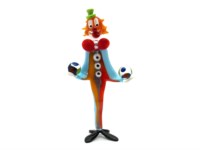 Murano Glass Clowns - Glass Clowns - OGV2 IN PIEDI - 160x70 mm